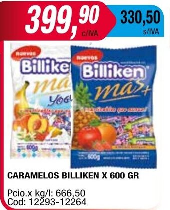 Maxiconsumo Billiken Caramelos oferta