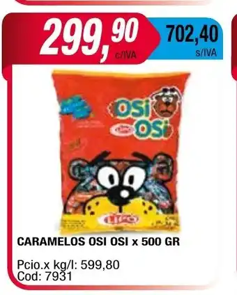 Maxiconsumo Osi Osi Caramelos oferta