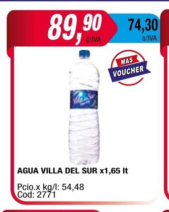 Maxiconsumo Agua Villa Del Sur oferta
