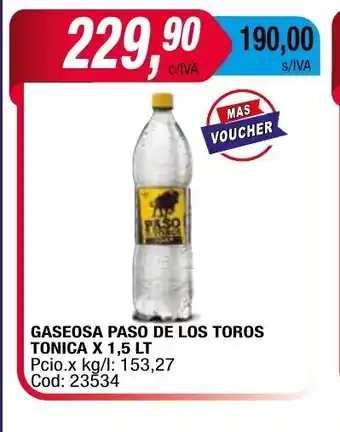 Maxiconsumo Paso de Los Toros Gaseosa oferta