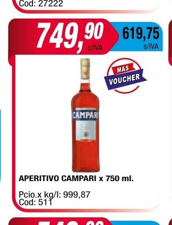 Maxiconsumo Campari Aperitivo oferta