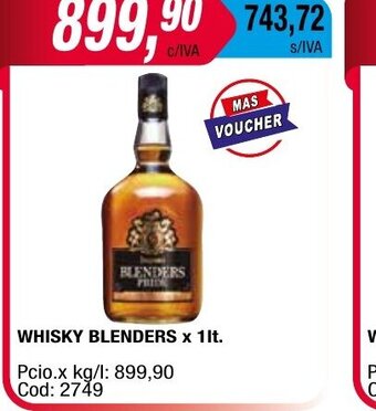Maxiconsumo Whisky Blenders oferta