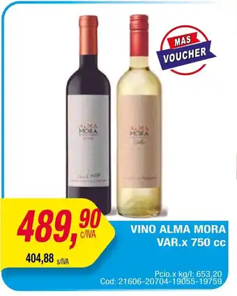Maxiconsumo Vino Alma Mora oferta