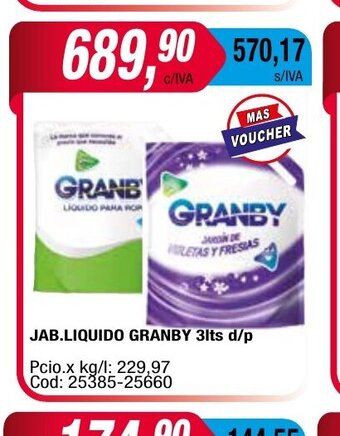 Maxiconsumo Jab Liquido Granby oferta