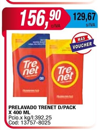 Maxiconsumo Prelavado Trenet D/Pack oferta