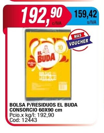 Maxiconsumo Bolsa P/Residuos El Buda Consorcio oferta