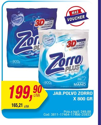 Maxiconsumo Zorro Jab Polvo oferta