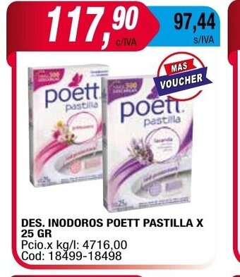 Maxiconsumo Des Inodoros Poett Pastilla oferta