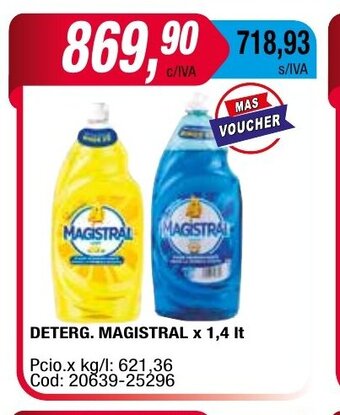Maxiconsumo Magistral Deterg oferta