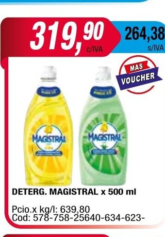 Maxiconsumo Magistral Deterg oferta