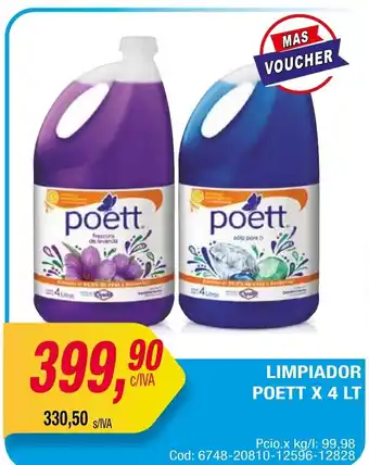 Maxiconsumo Poett Limpiador oferta