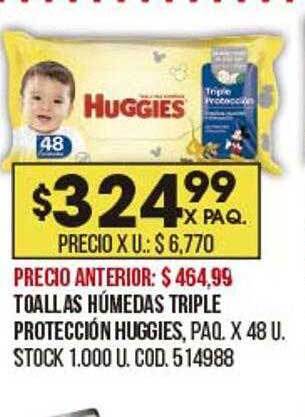 Coto Toallas húmedas triple protección huggies oferta