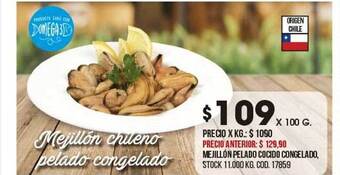 Coto Mejillón pelado cocido congelado oferta