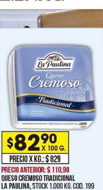 Coto Queso cremoso tradicional la paulina oferta