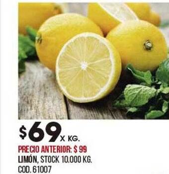 Coto Limón oferta
