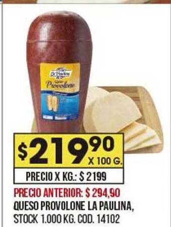 Coto Queso provolone la paulina oferta