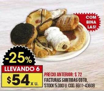 Coto Facturas surtidas coto oferta