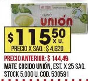 Coto Mate cocido unión oferta