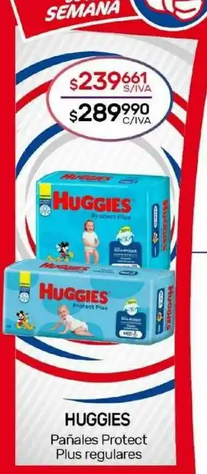 Nini Mayorista Huggies pañales protect plus regulares oferta
