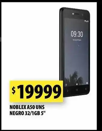 Punto Mayorista Noblex a50 uns negro 32 1gb 5 oferta