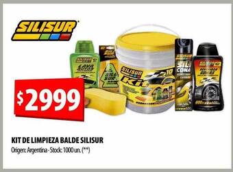 Kit de limpieza balde silisur