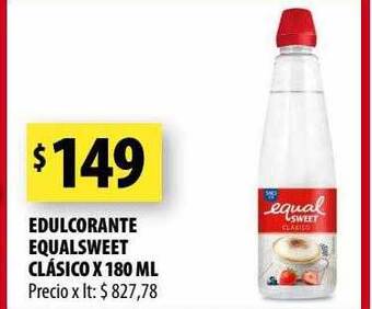 Punto Mayorista Edulcorante equalsweet clásico oferta