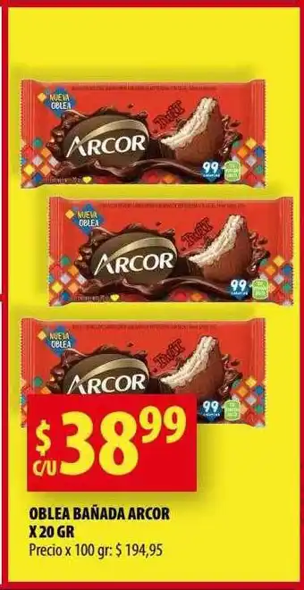 Punto Mayorista Oblea bañada arcor oferta