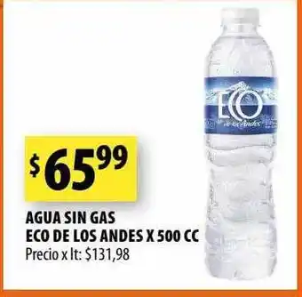 Punto Mayorista Agua sin gas eco de los andes oferta