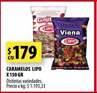 Punto Mayorista Caramelos lipo oferta