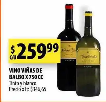 Punto Mayorista Vino viñas de balbo oferta