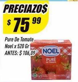 Supermercados Comodin Pure de tomate noel oferta