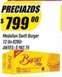 Supermercados Comodin Medallon swift burger oferta