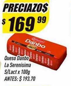 Supermercados Comodin Queso danbo la serenisima s lact oferta