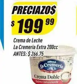Supermercados Comodin Crema de leche la cremeria extra oferta