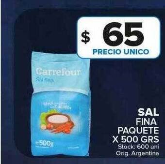 Carrefour Maxi Sal fina paquete oferta