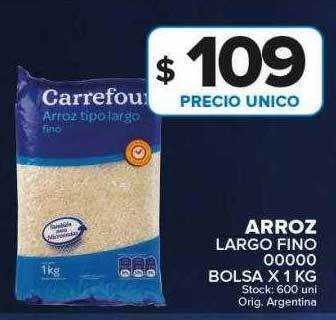 Carrefour Maxi Arroz largo fino 00000 oferta