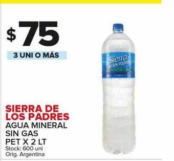 Carrefour Maxi Sierra de los padres agua mineral sin gas oferta