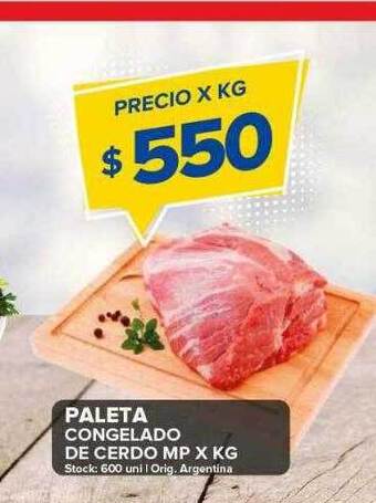 Carrefour Maxi Paleta congelado de cerdo oferta