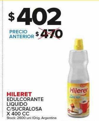 Carrefour Maxi Hileret edulcorante liquido c sucralosa oferta