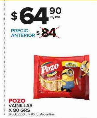 Carrefour Maxi Pozo vainillas oferta