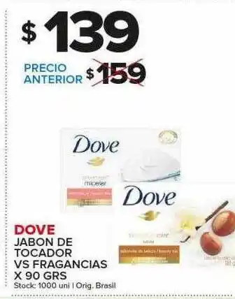 Carrefour Maxi Dove jabon de tocador vs fragancias oferta