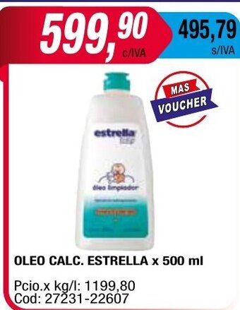 Maxiconsumo Estrella Oleo Calc oferta