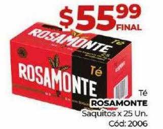Diarco Té rosamonte oferta