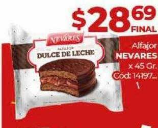 Diarco Alfajor nevares oferta