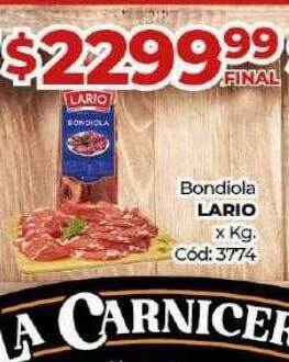 Diarco Bondiola lario oferta