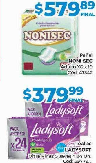 Diarco Pañal noni sec oferta