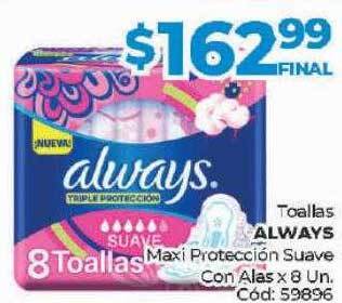 Diarco Toallas always oferta