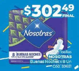 Diarco Toallas nosotras oferta