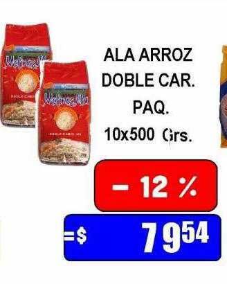 Dulcenter Ala arroz doble car paq oferta