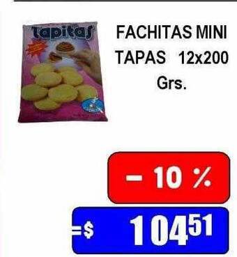 Dulcenter Fachitas mini tapas oferta